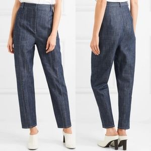 TIBI RAW Structured DENIM Easton Jeans High Waist